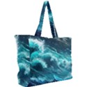 Thunderstorm Tsunami Tidal Wave Ocean Waves Sea Simple Shoulder Bag View2