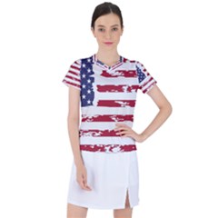 Flag Usa Unite Stated America Women s Sports Top by uniart180623