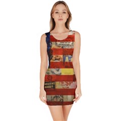 Usa Flag United States Bodycon Dress by uniart180623