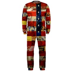 Usa Flag United States Onepiece Jumpsuit (men) by uniart180623