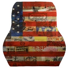 Usa Flag United States Car Seat Back Cushion  by uniart180623