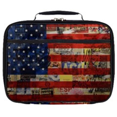 Usa Flag United States Full Print Lunch Bag by uniart180623