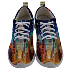 New York Confetti City Usa Mens Athletic Shoes by uniart180623