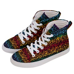 Patterns Rainbow Men s Hi-top Skate Sneakers by uniart180623