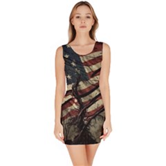 Flag Usa American Flag Bodycon Dress by uniart180623