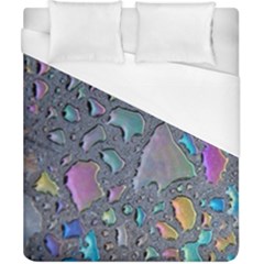Glass Drops Rainbow Duvet Cover (california King Size) by uniart180623