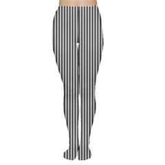 Stripe Line Pattern Black Lines Tights