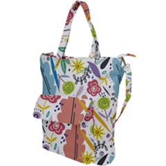 Flower Spring Shoulder Tote Bag by Ravend