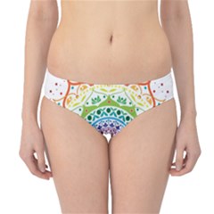 Mandala Pattern Rainbow Pride Hipster Bikini Bottoms