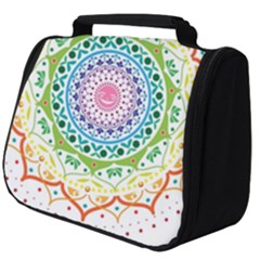 Mandala Pattern Rainbow Pride Full Print Travel Pouch (big)