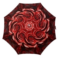 Roses Flowers Plant Straight Umbrellas