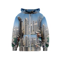 Building Sea Architecture Marina Kids  Zipper Hoodie