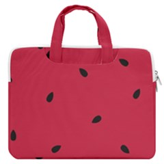 Minimalist Summer Watermelon Wallpaper Macbook Pro 13  Double Pocket Laptop Bag by Ravend