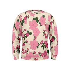 Floral Vintage Flowers Kids  Sweatshirt