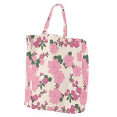 Floral Vintage Flowers Giant Grocery Tote