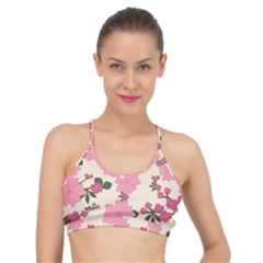 Floral Vintage Flowers Basic Training Sports Bra