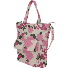 Floral Vintage Flowers Shoulder Tote Bag