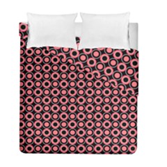 Mazipoodles Red Donuts Polka Dot  Duvet Cover Double Side (full/ Double Size) by Mazipoodles