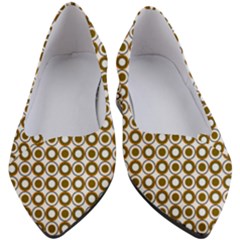 Mazipoodles Olive White Donuts Polka Dot Women s Block Heels 