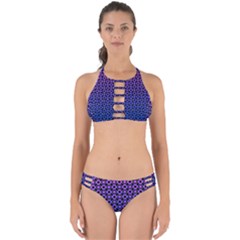 Mazipoodles Purple Pink Gradient Donuts Polka Dot Perfectly Cut Out Bikini Set by Mazipoodles