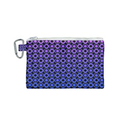 Mazipoodles Purple Pink Gradient Donuts Polka Dot Canvas Cosmetic Bag (small) by Mazipoodles