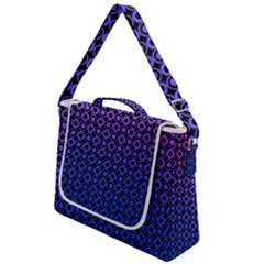 Mazipoodles Purple Pink Gradient Donuts Polka Dot Box Up Messenger Bag by Mazipoodles