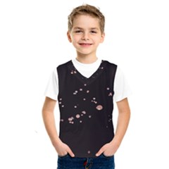 Abstract Rose Gold Glitter Background Kids  Basketball Tank Top by artworkshop