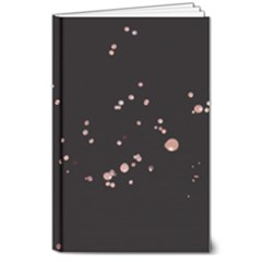 Abstract Rose Gold Glitter Background 8  X 10  Hardcover Notebook by artworkshop