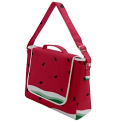 Minimalist Summer Watermelon Wallpaper Box Up Messenger Bag by Ravend