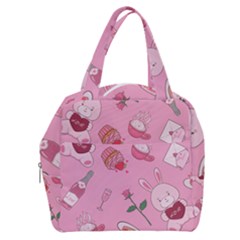 Valentine Pattern Boxy Hand Bag by designsbymallika