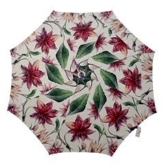 Floral Pattern Hook Handle Umbrellas (medium)