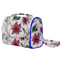 Floral Pattern Satchel Shoulder Bag by designsbymallika