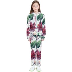 Floral Pattern Kids  Tracksuit by designsbymallika