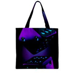 3d Ludo Game,gambling Zipper Grocery Tote Bag