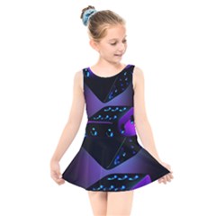 3d Ludo Game,gambling Kids  Skater Dress Swimsuit by Bangk1t