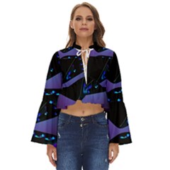 3d Ludo Game,gambling Boho Long Bell Sleeve Top