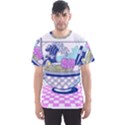 Ramen Kanji Vaporwave Artwork Minimalism Men s Sport Mesh Tee View1