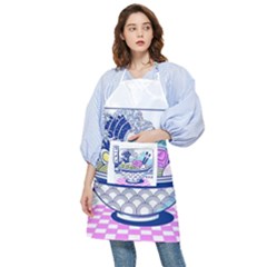 Ramen Kanji Vaporwave Artwork Minimalism Pocket Apron