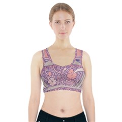 Ramen Kawaii Aesthetic Pink Sports Bra With Pocket by Bangk1t