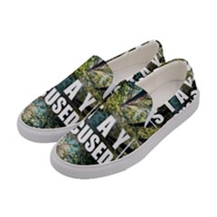 Stay Focused Focus Success Inspiration Motivational Women s Canvas Slip Ons