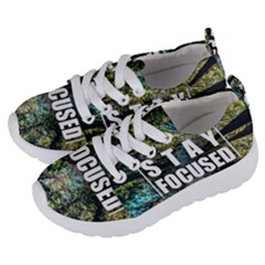 Stay Focused Focus Success Inspiration Motivational Kids  Lightweight Sports Shoes by Bangk1t