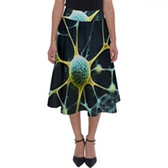 Ai Generated Neuron Network Connection Perfect Length Midi Skirt