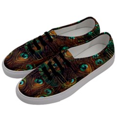 Peacock Feathers Men s Classic Low Top Sneakers by Ravend