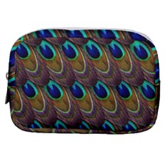 Peacock-feathers-bird-plumage Make Up Pouch (small)