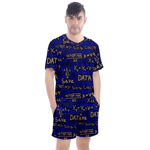 Art Pattern Design Background Graphic Men s Mesh Tee And Shorts Set by Ravend