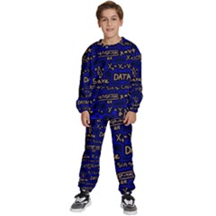 Art Pattern Design Background Graphic Kids  Sweatshirt Set by Ravend