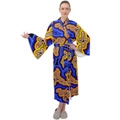 Newart2 Maxi Velvet Kimono
