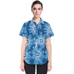 Waterhole Dreaming 90 Hogarth Arts Women s Short Sleeve Shirt