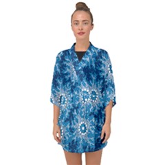 Waterhole Dreaming 90 Hogarth Arts Half Sleeve Chiffon Kimono