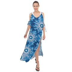 Waterhole Dreaming 90 Hogarth Arts Maxi Chiffon Cover Up Dress